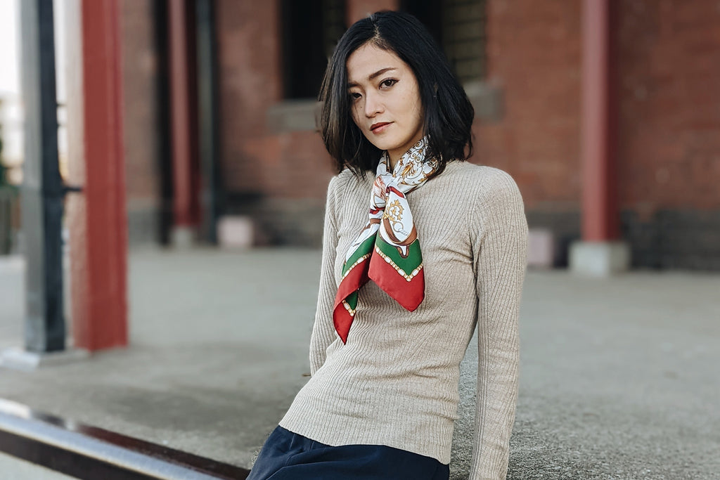 シルクイカットスカーフ 【メール便可】｜マライカ公式通販 スカーフ