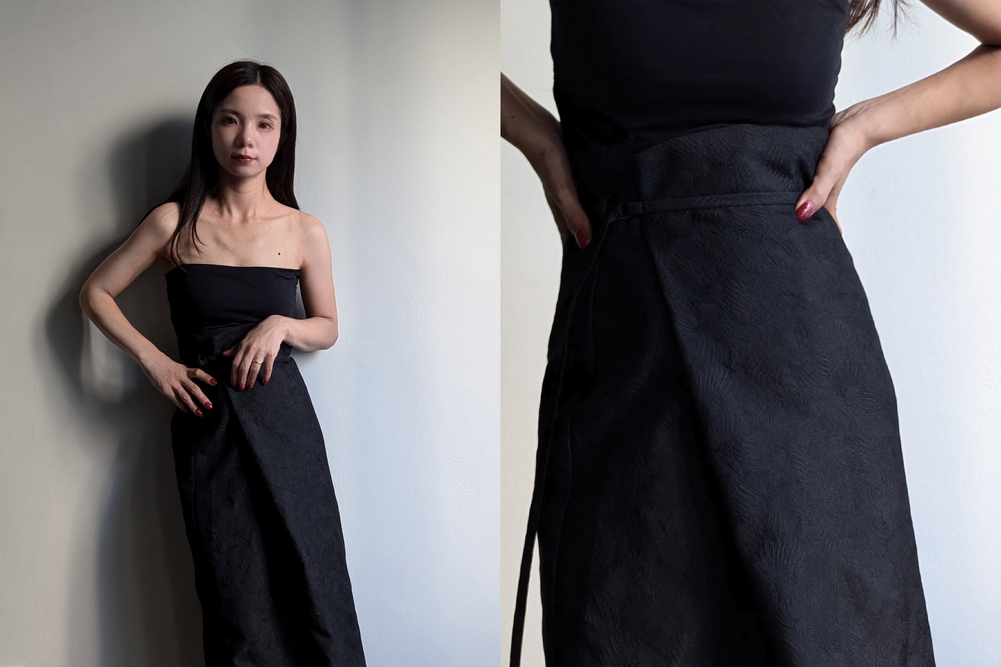 折りで「織り」を楽しむNishijin-ori Folded Skirt に込めた思い
