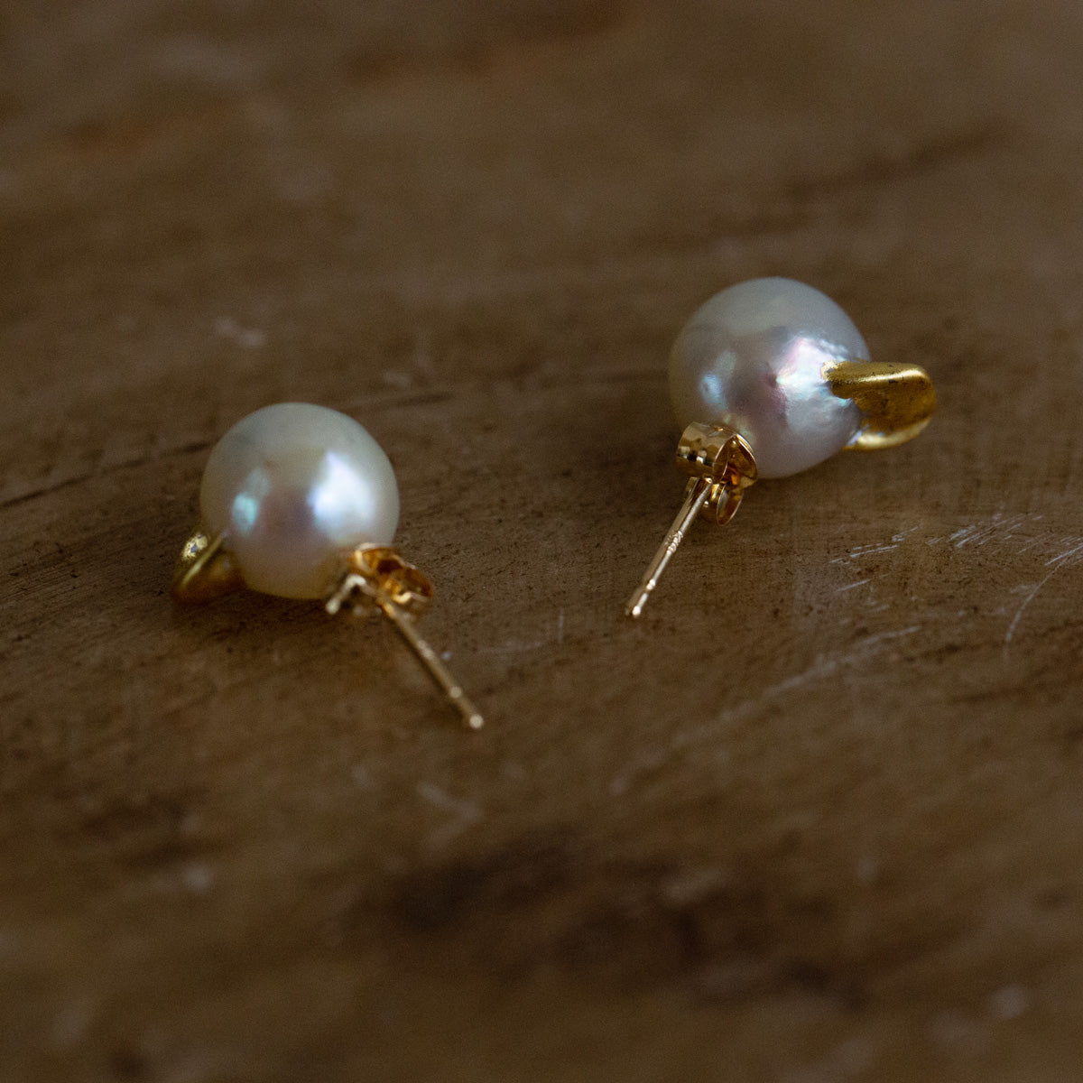 Akoya Loose Baroque Pearl Earrings