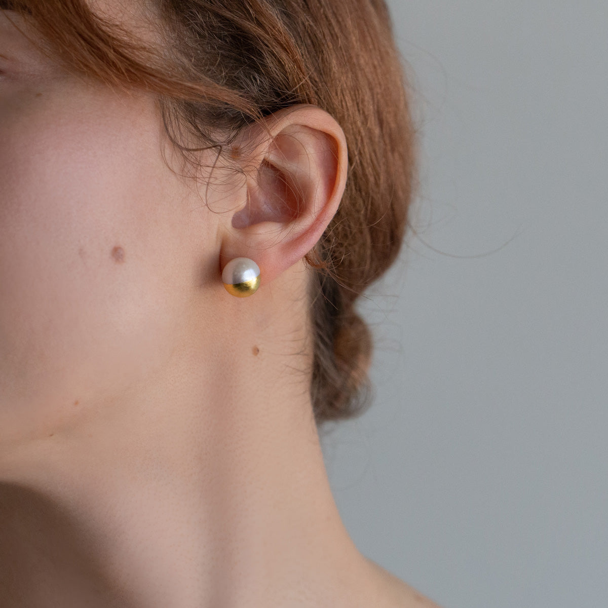 Bicolor Baroque Pearl Earrings