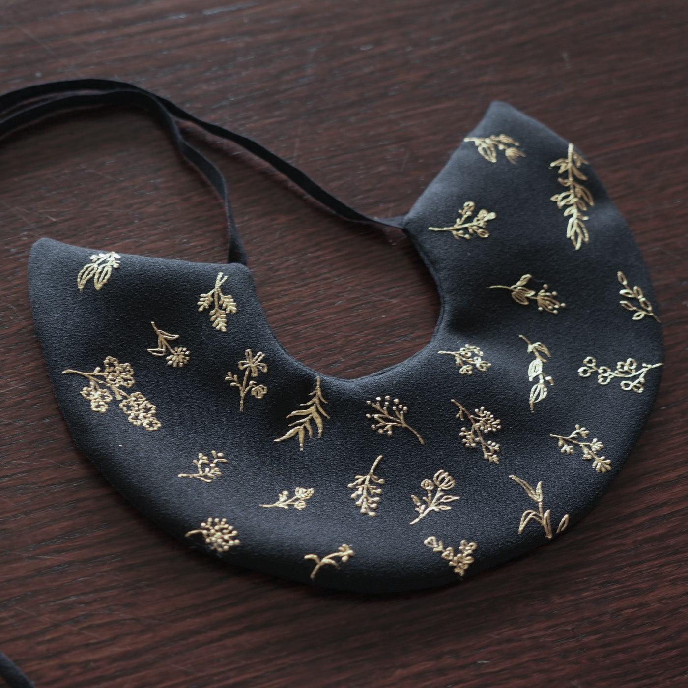 KInsai Loop Hair Wrap  - Botanical - Nero