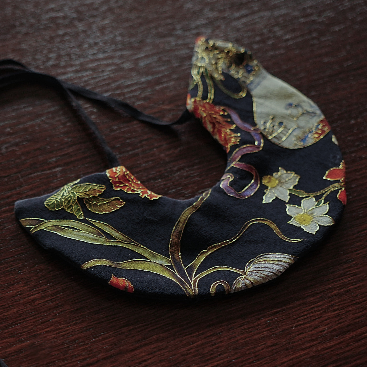 KInsai Loop Hair Wrap  - Bouquet - Nero