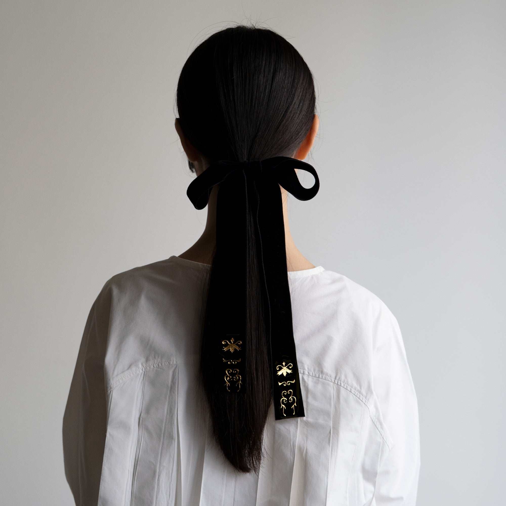 Kinsai Hair Bow - Nero（追加販売2/5発送）