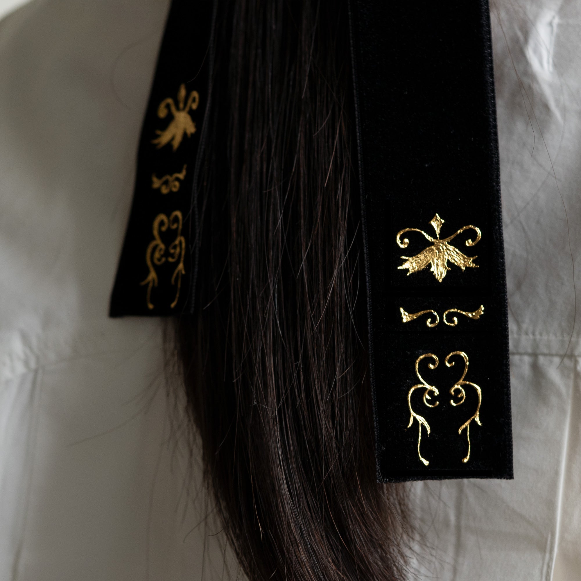 Kinsai Hair Bow - Nero