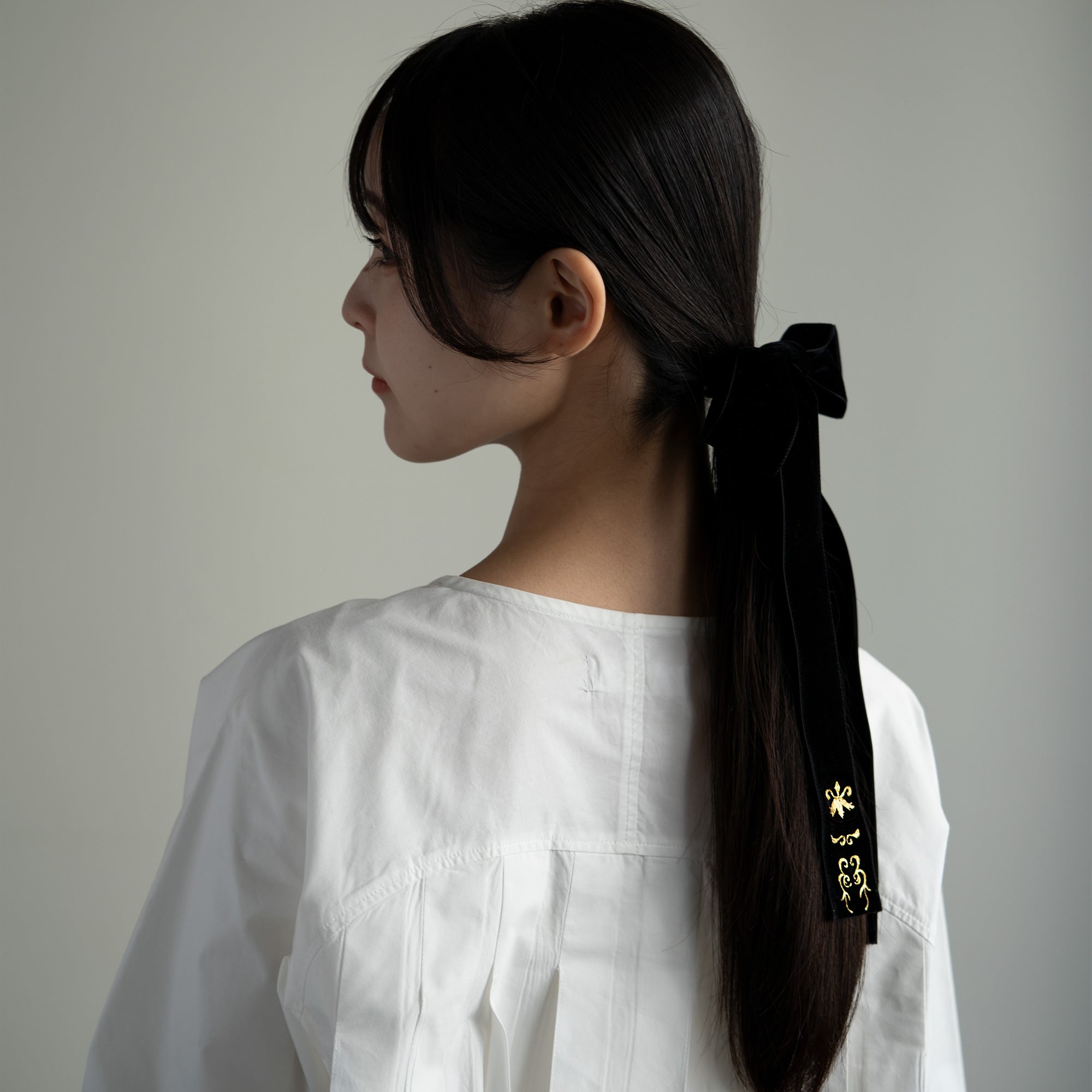 Kinsai Hair Bow - Nero（追加販売2/5発送）