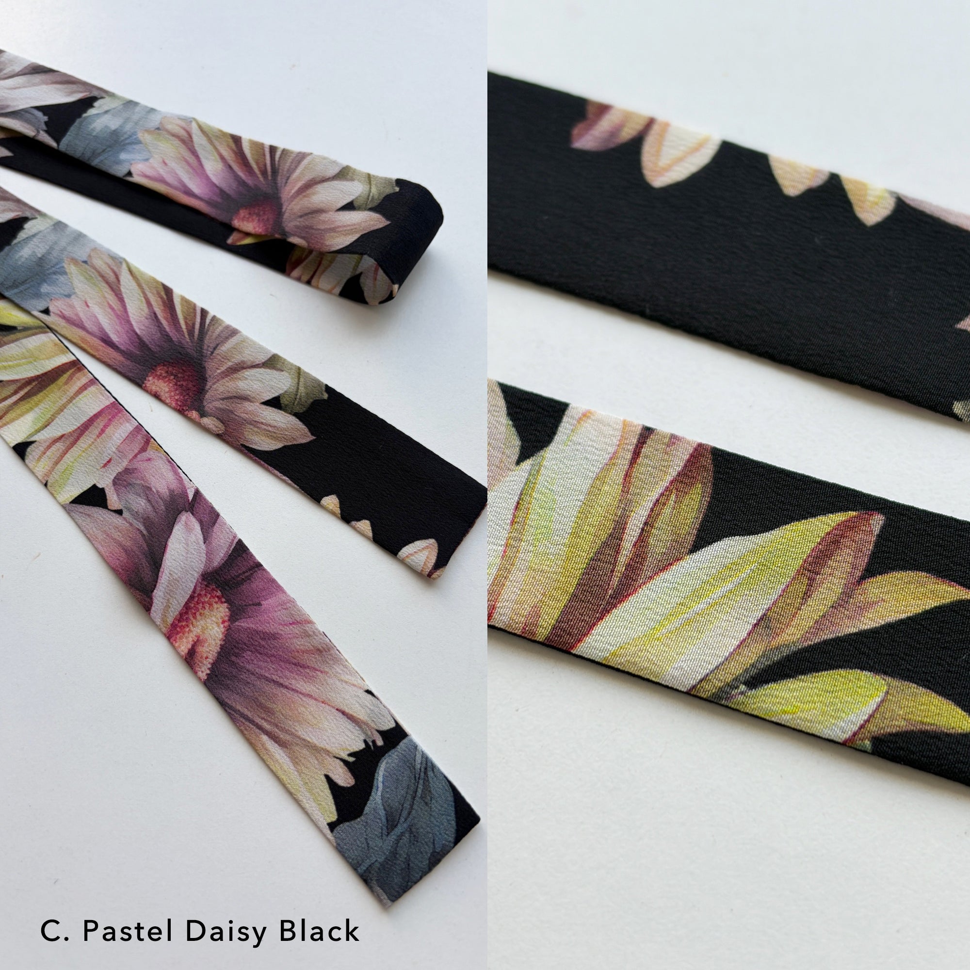 Silk Strap for Tie-Strap Black Dress