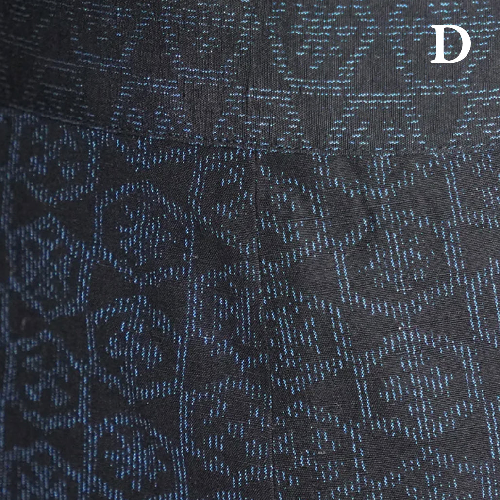 Reversible Skirt Flare - Bouquet - Nero