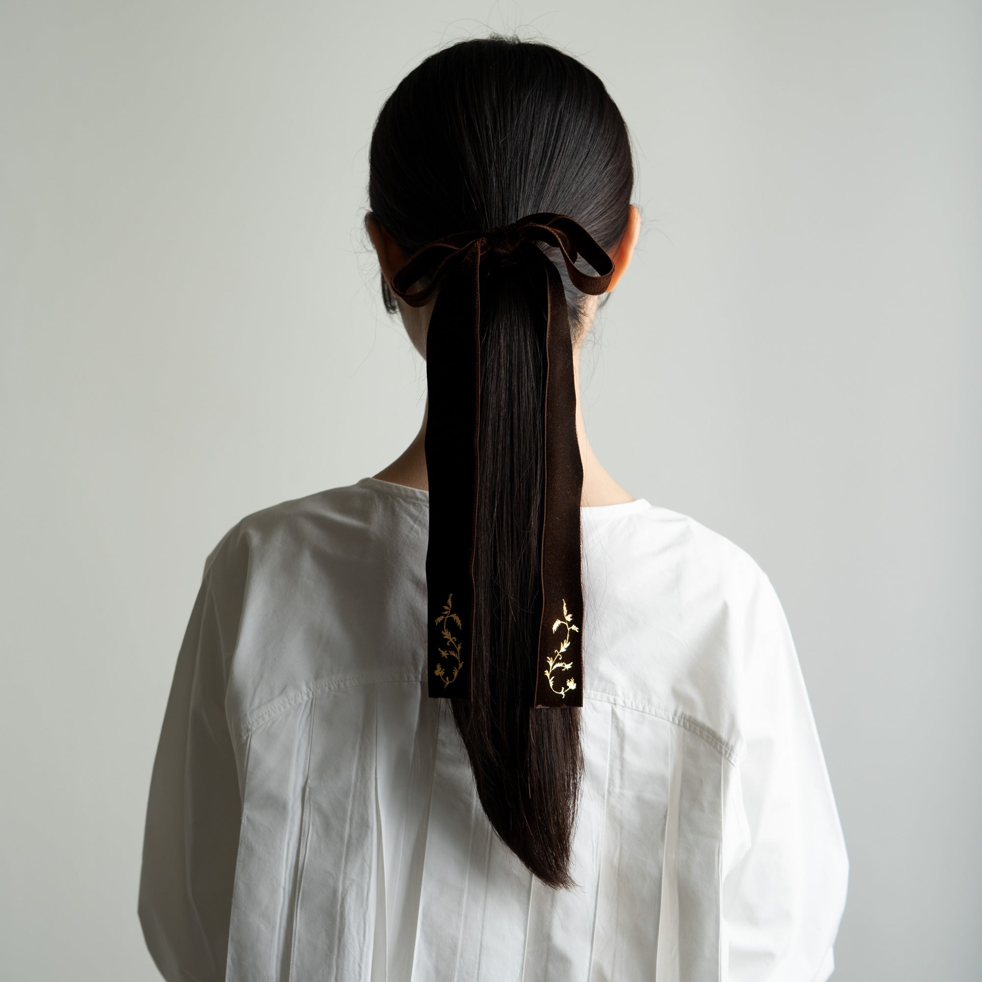 Kinsai Hair Bow - Marrone（追加販売2/5発送）