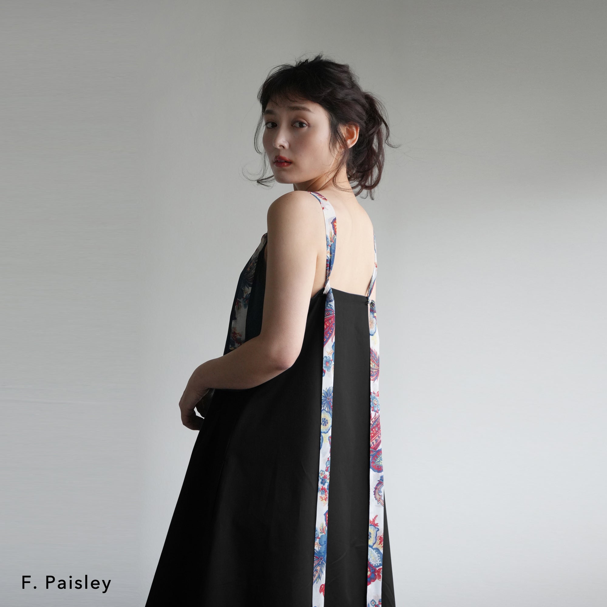 Silk Strap for Tie-Strap Black Dress