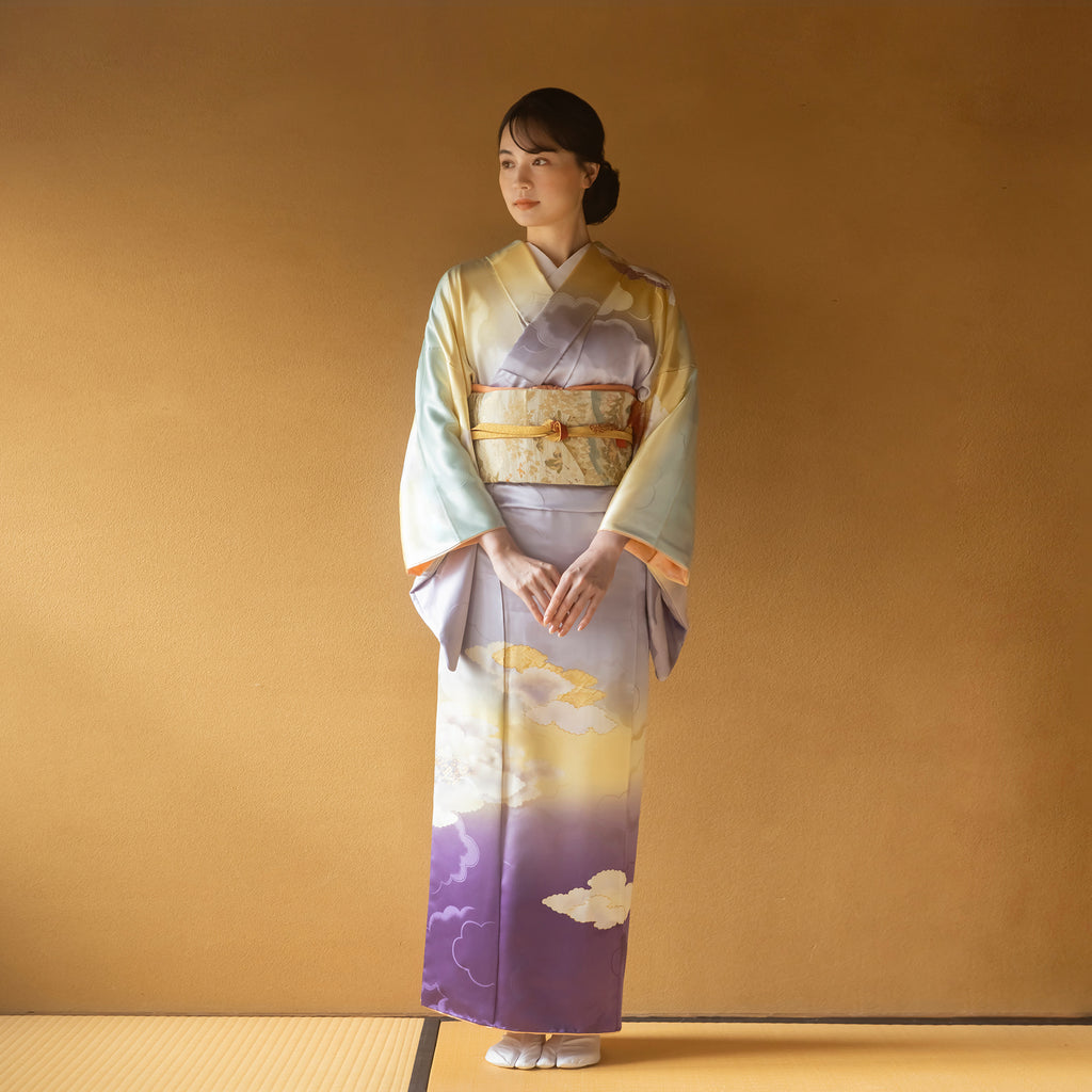 ☆新品未使用 しつけ付 まぎれ 豪華 訪問着 紋付き 丹後ちりめん 正絹 