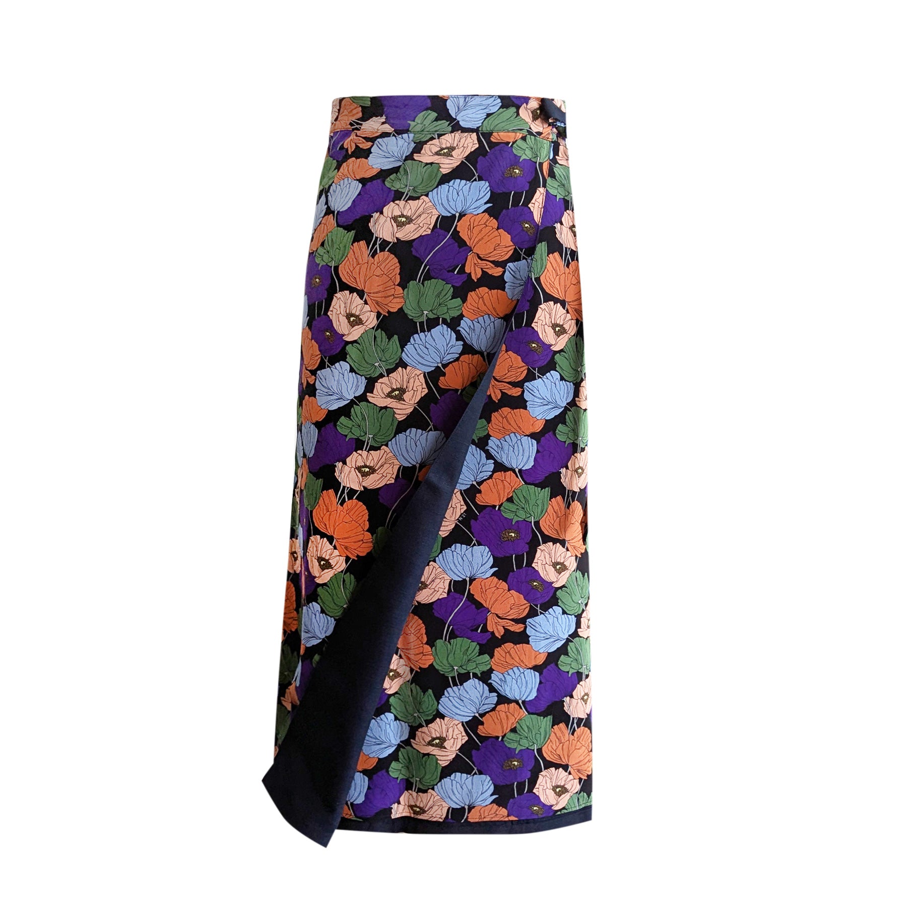 Reversible Skirt Long Straight -  Papavero