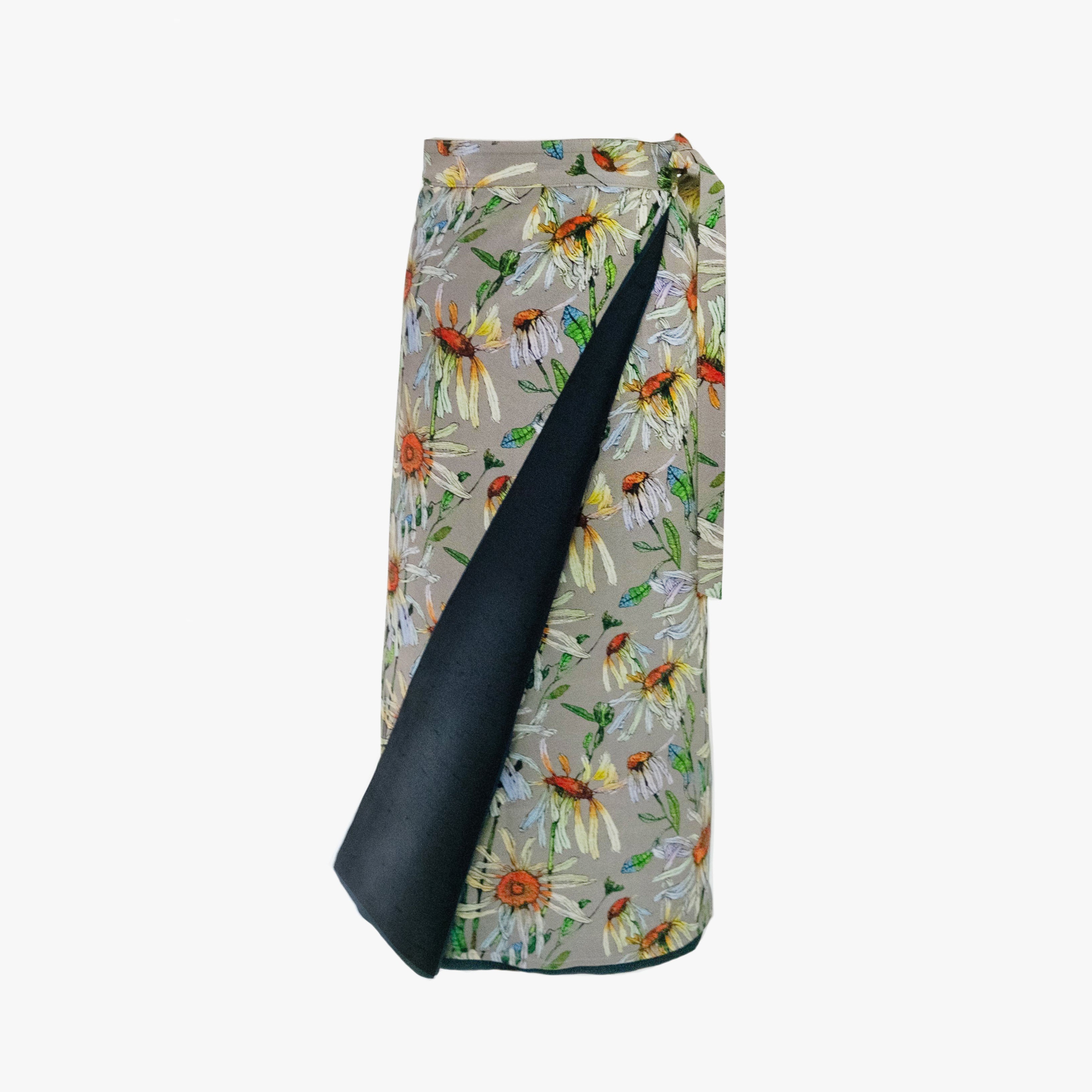 Reversible Skirt Long Straight - Girasole - Oshima