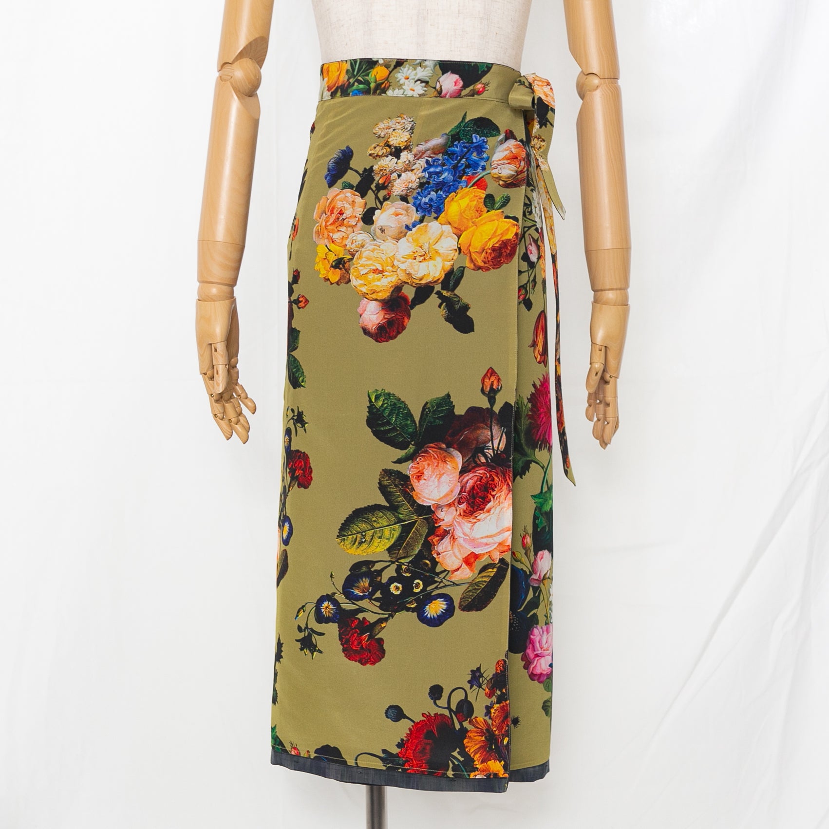 Reversible Skirt Long Straight - Fiori Bloom