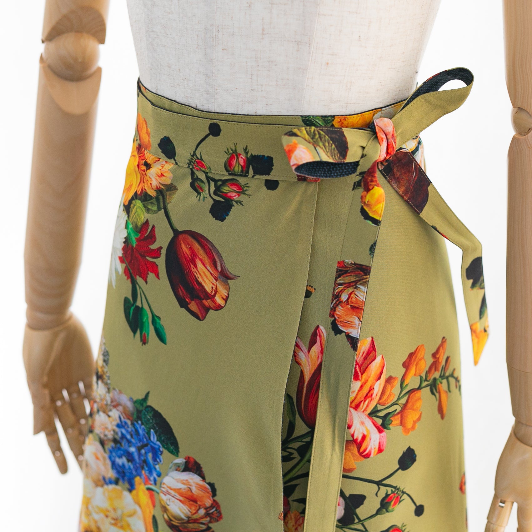Reversible Skirt Flare - Fiori Bloom - Oshima