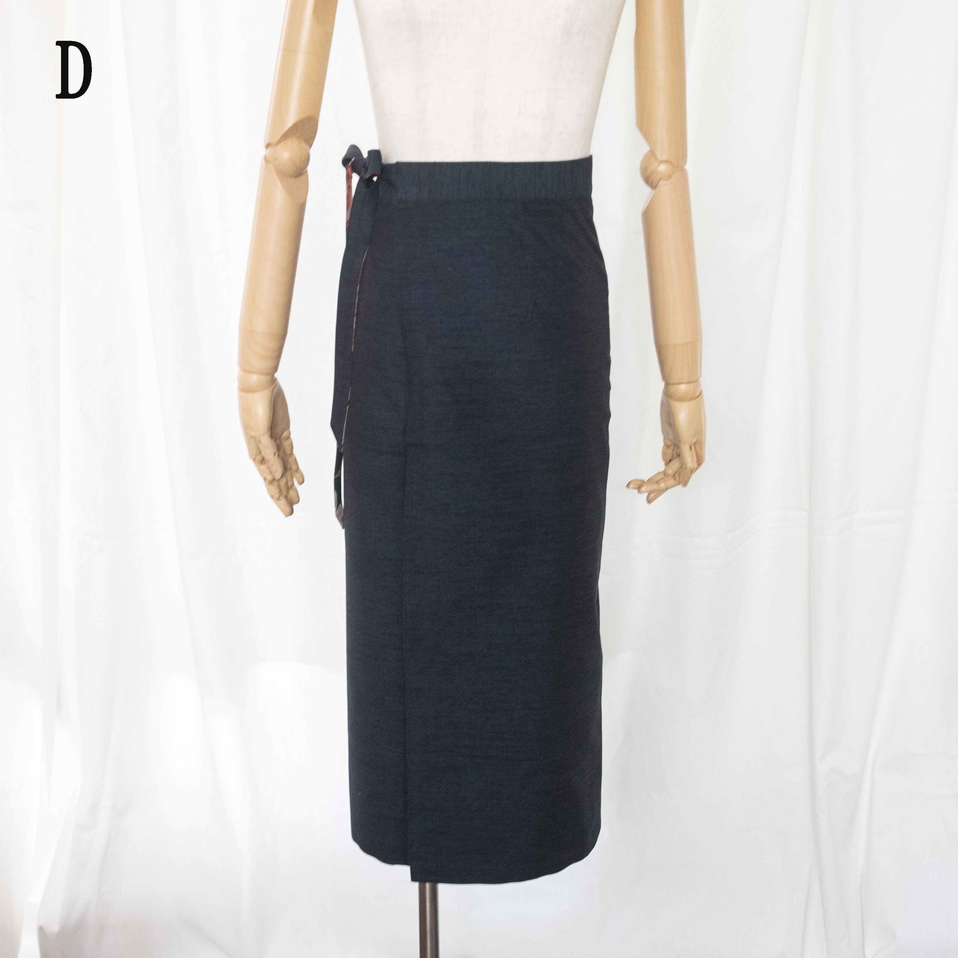Reversible Skirt Long Straight - Fiori Verde