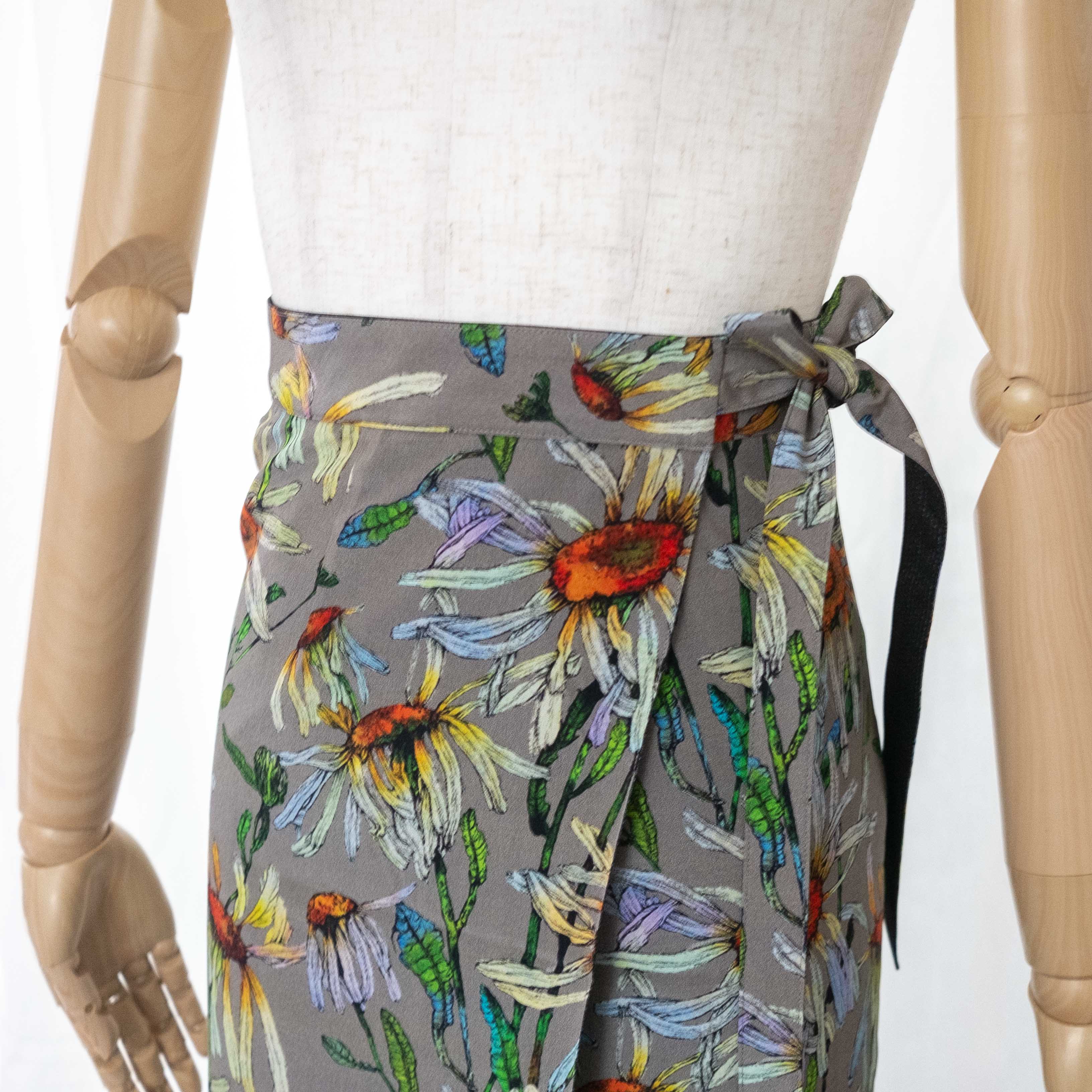 Reversible Skirt Long Straight - Girasole - Oshima