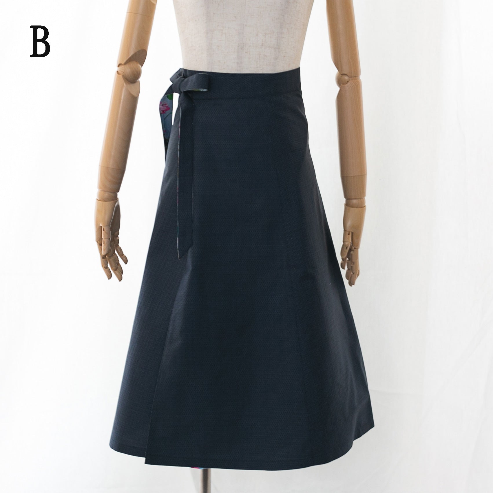 Reversible Skirt Flare - Firoi Azzurro - Oshima