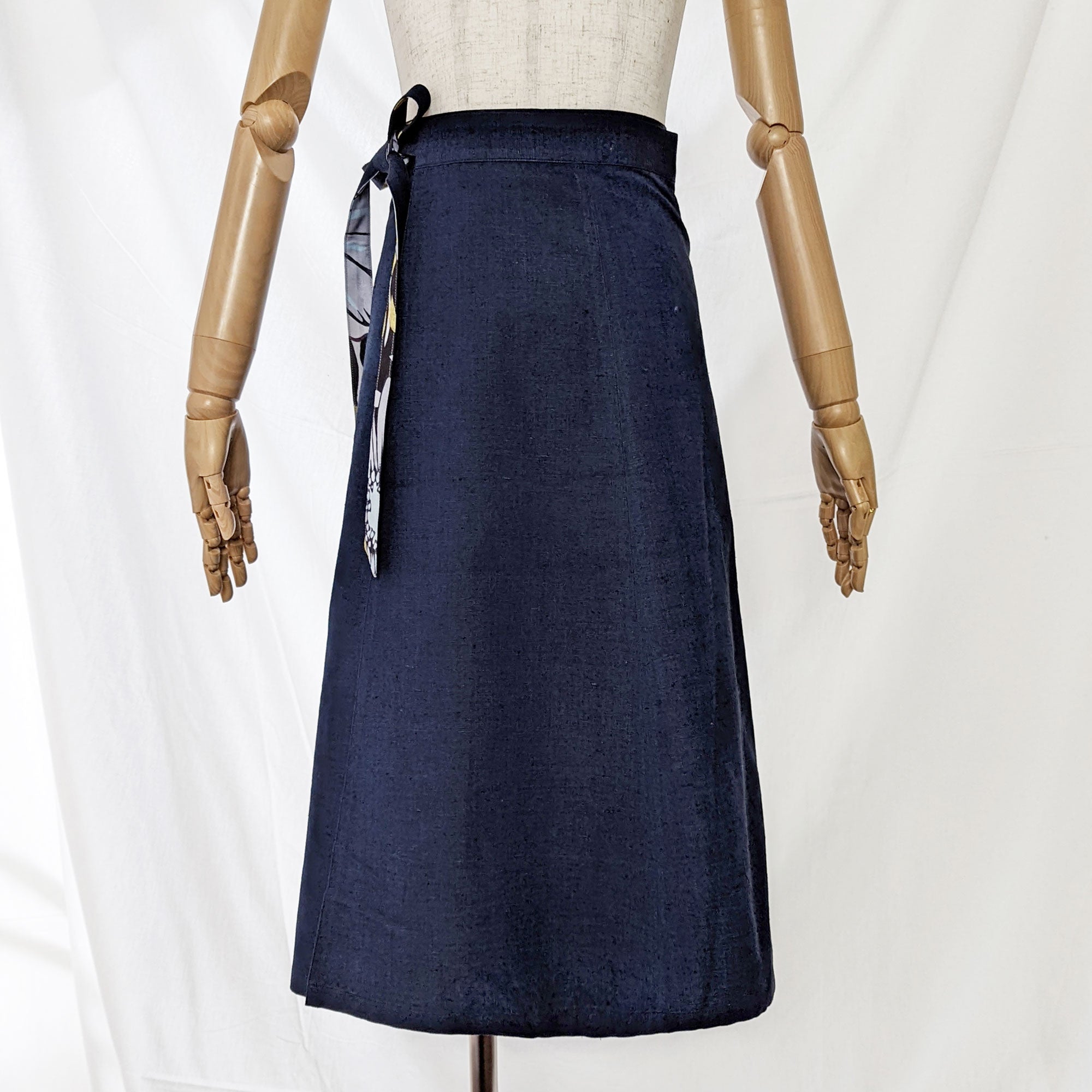 Reversible Skirt Flare - Fiori Mono