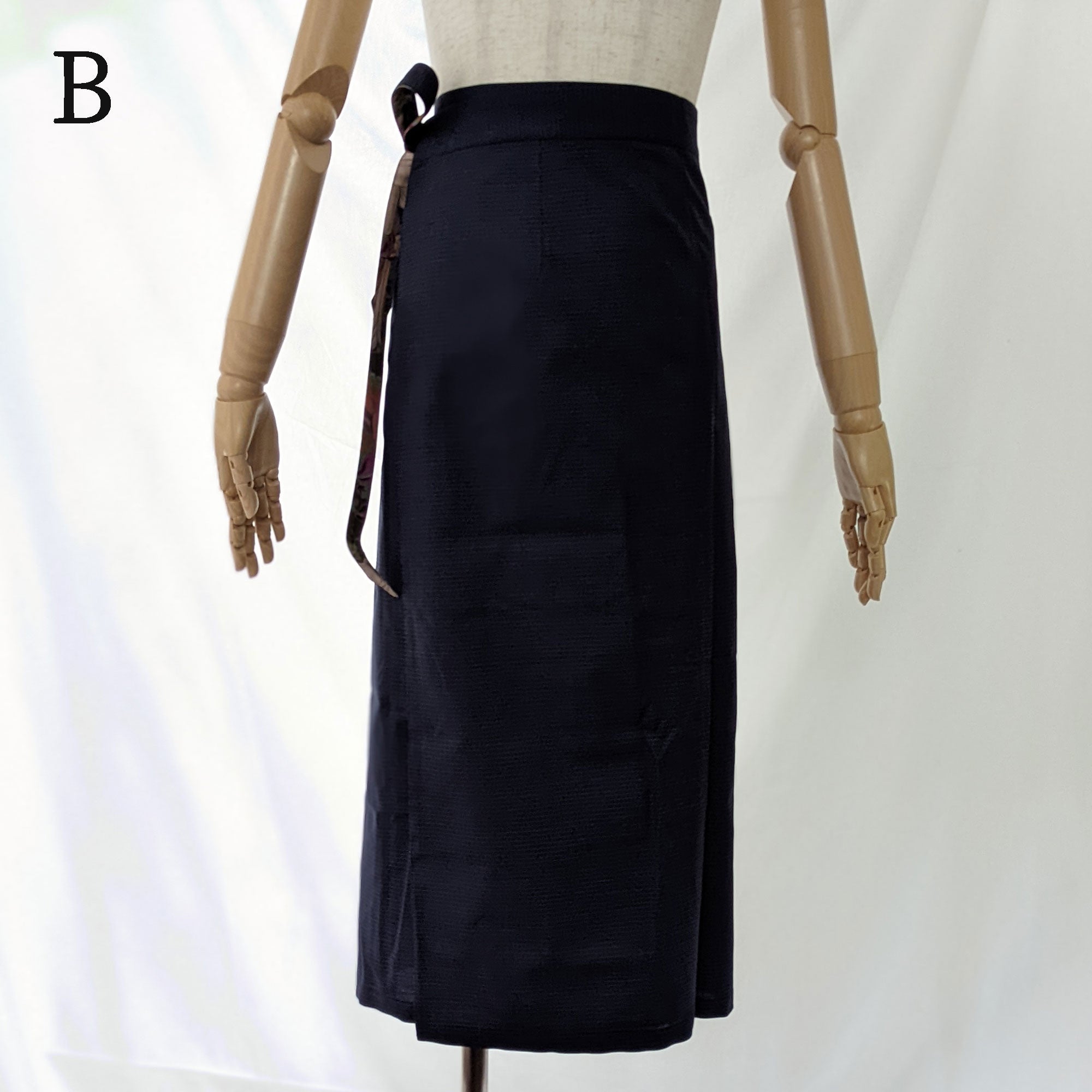 Reversible Skirt Long Straight - Fiori Khaki