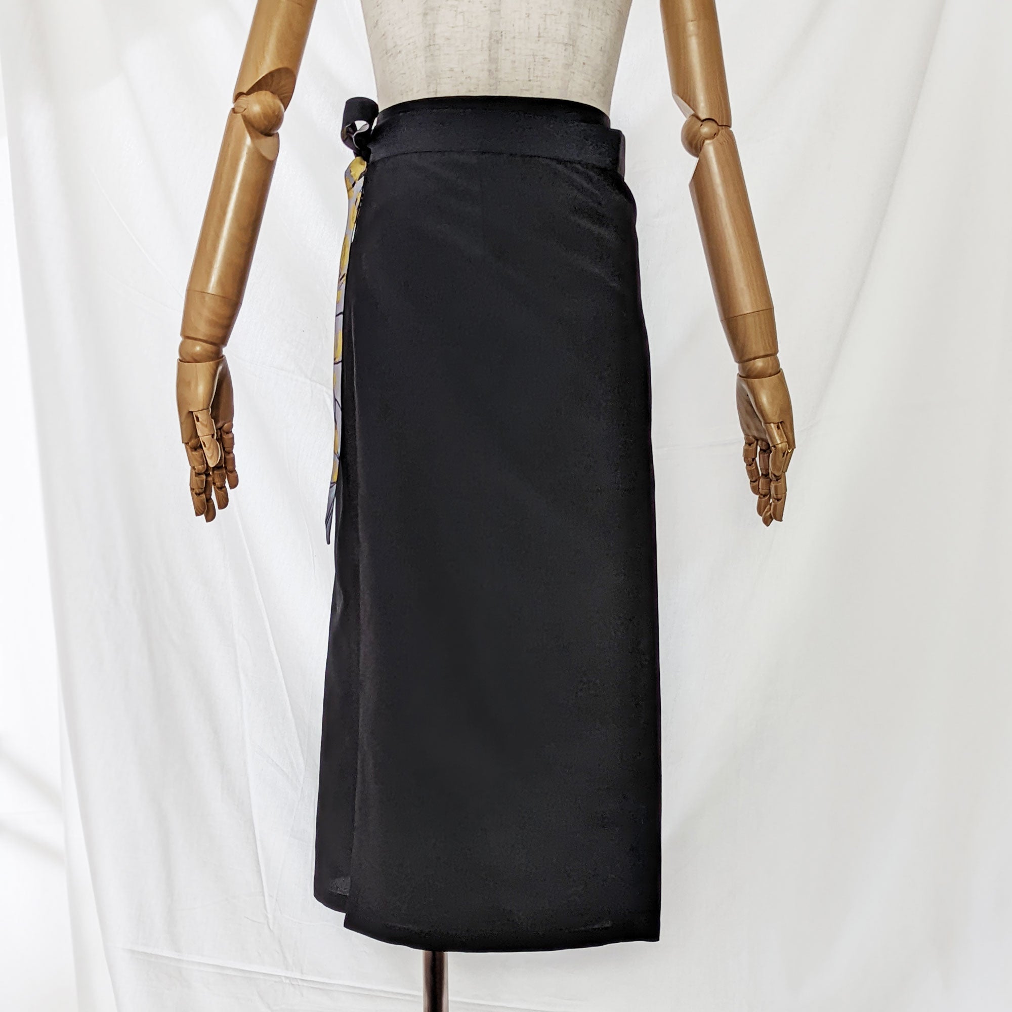 Reversible Skirt Long Straight - Fiori Mono
