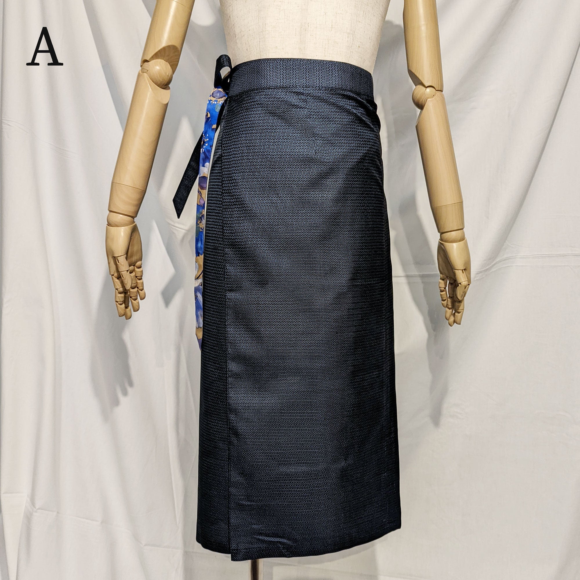 Reversible Skirt Long Straight - Fiori Oro - Oshima