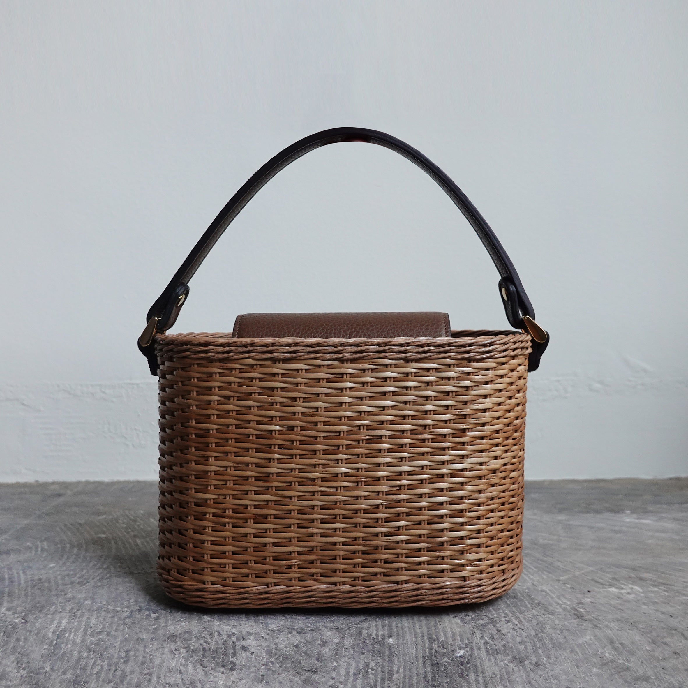 Kiryu-zaiku Basket - Cognac