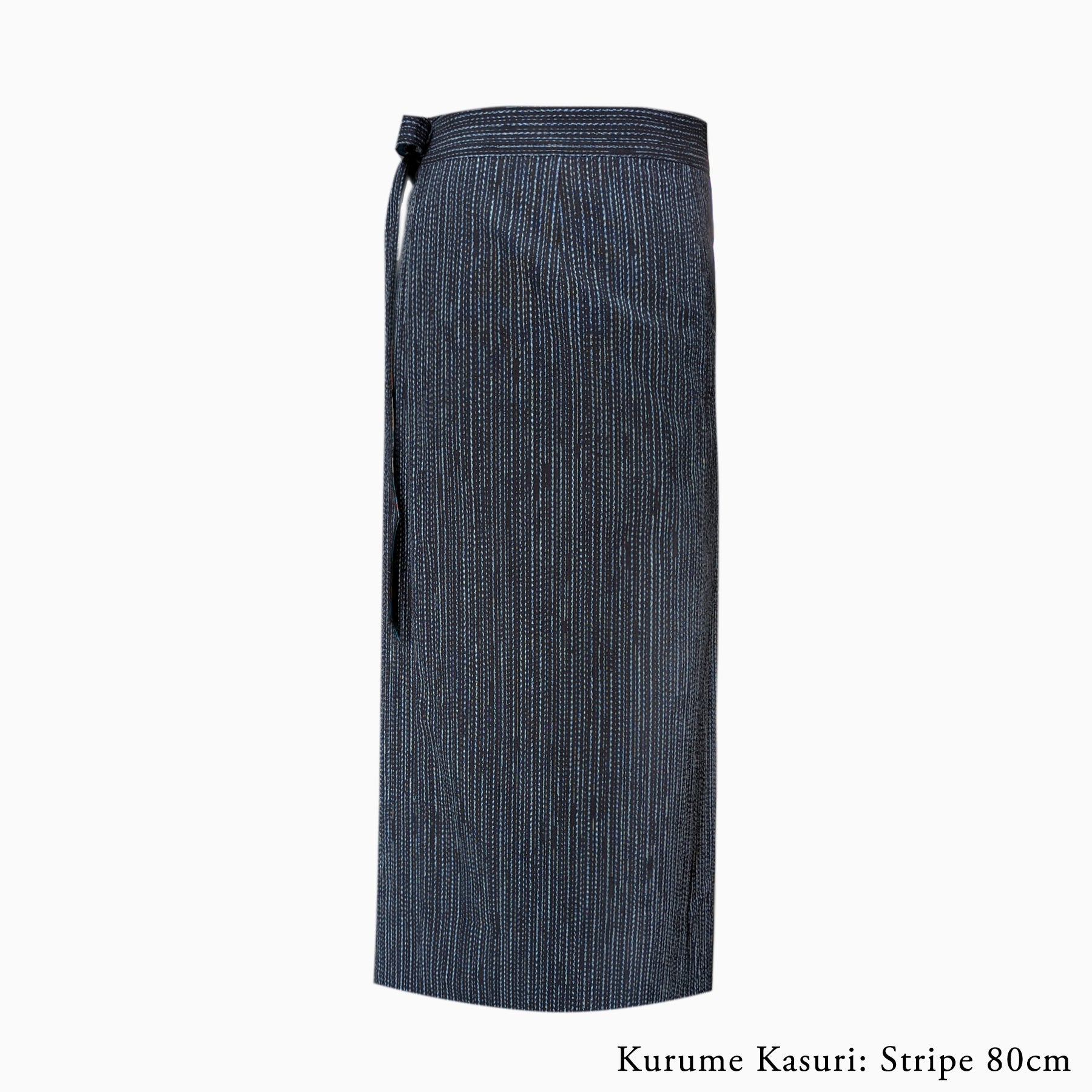 Reversible Skirt - Kurume Kasuri Straight Long [Semi-order]