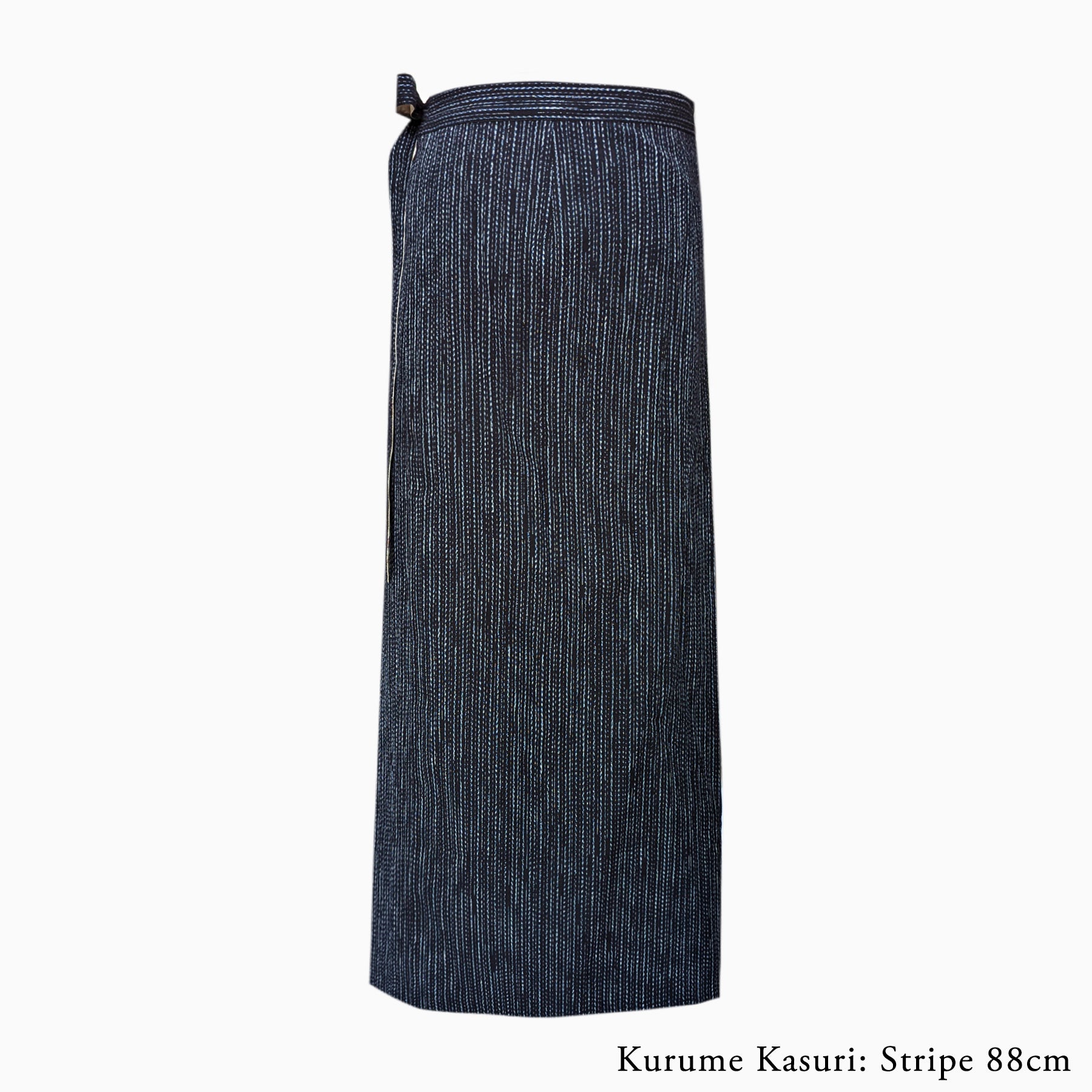 Reversible Skirt - Kurume Kasuri Straight Long [Semi-order]