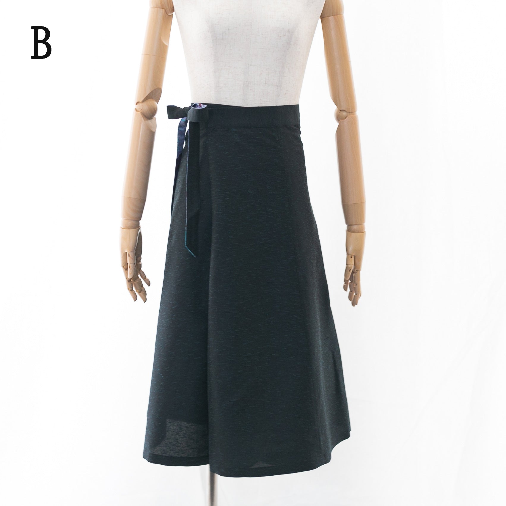 Reversible Skirt Flare - Fiori Viola